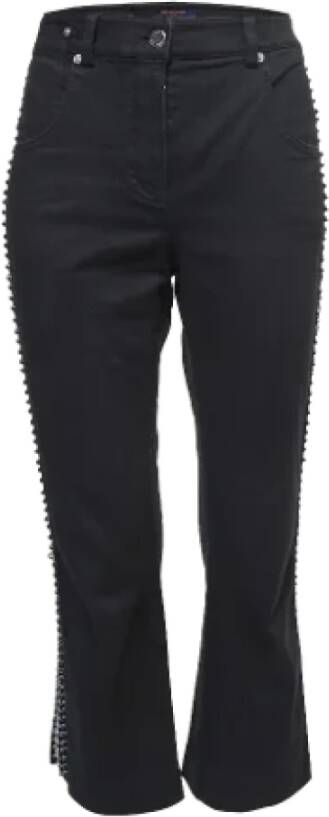 Louis Vuitton Vintage Pre-owned Denim jeans Zwart Dames