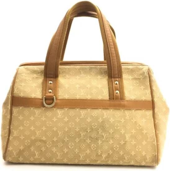 Louis Vuitton Vintage Pre-owned Fabric louis-vuitton-bags Beige Dames