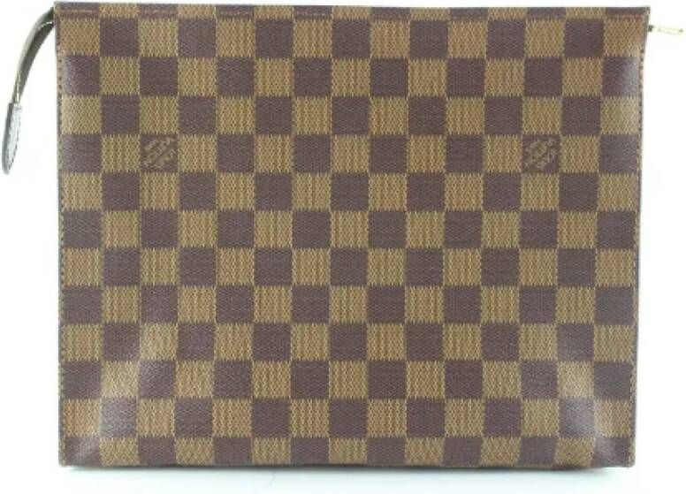 Louis Vuitton Vintage Pre-owned Fabric louis-vuitton-bags Bruin Dames