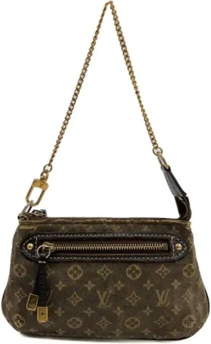 Louis Vuitton Vintage Pre-owned Fabric louis-vuitton-bags Bruin Dames