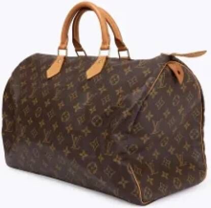 Louis Vuitton Vintage Pre-owned Fabric louis-vuitton-bags Bruin Dames