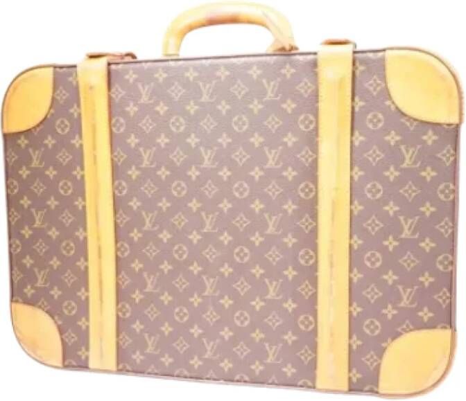 Louis Vuitton Vintage Pre-owned Fabric louis-vuitton-bags Bruin Dames