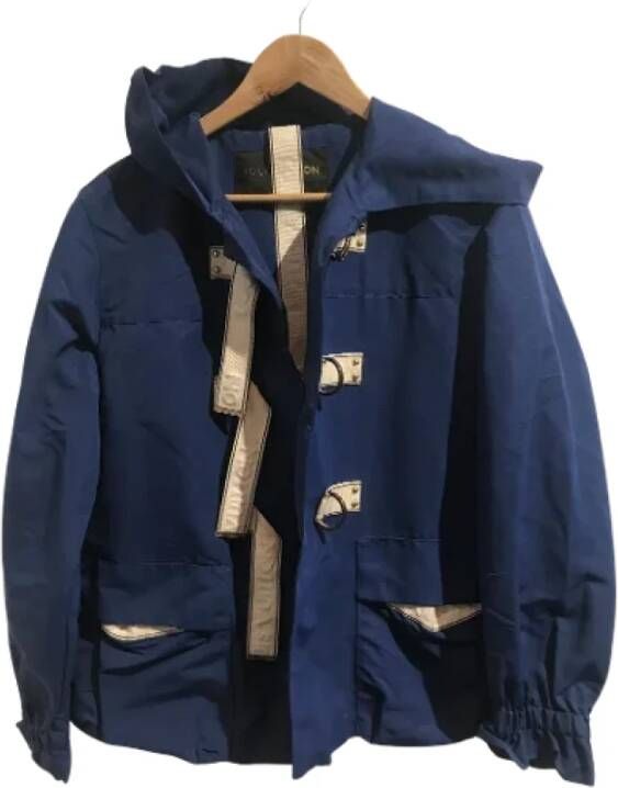 Louis Vuitton Vintage Pre-owned Fabric outerwear Blauw Dames