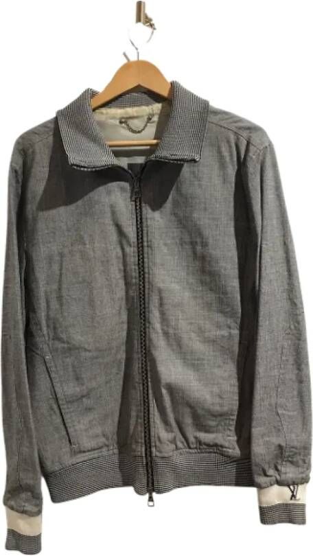 Louis Vuitton Vintage Pre-owned Fabric outerwear Grijs Dames