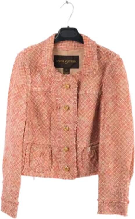 Louis Vuitton Vintage Pre-owned Fabric outerwear Oranje Dames