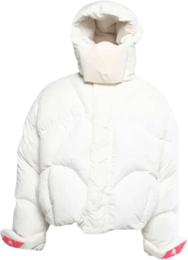 Louis Vuitton Vintage Pre-owned Fabric outerwear White Dames