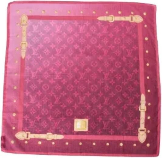 Louis Vuitton Vintage Pre-owned Fabric scarves Meerkleurig Dames