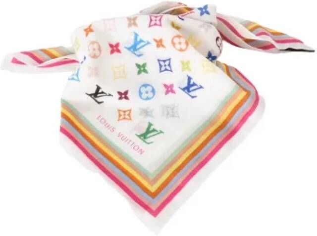 Louis Vuitton Vintage Pre-owned Fabric scarves Meerkleurig Dames