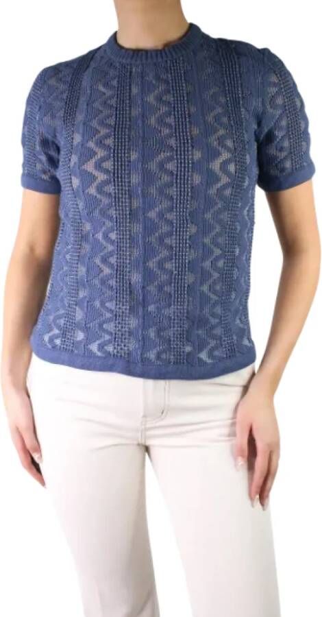 Louis Vuitton Vintage Pre-owned Fabric tops Blauw Dames