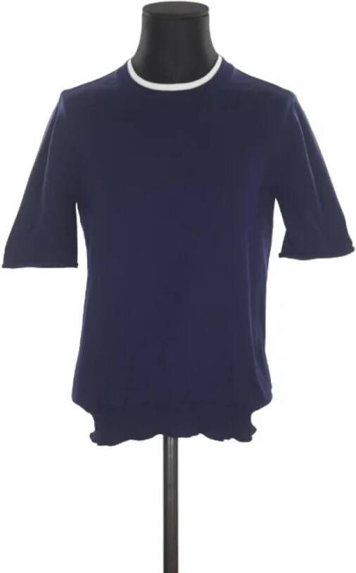 Louis Vuitton Vintage Pre-owned Fabric tops Blauw Dames