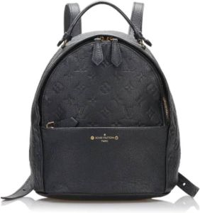 Louis Vuitton Vintage Pre-owned Leather backpacks Zwart Dames