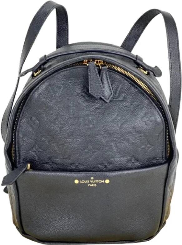 Louis Vuitton Vintage Pre-owned Leather backpacks Zwart Dames