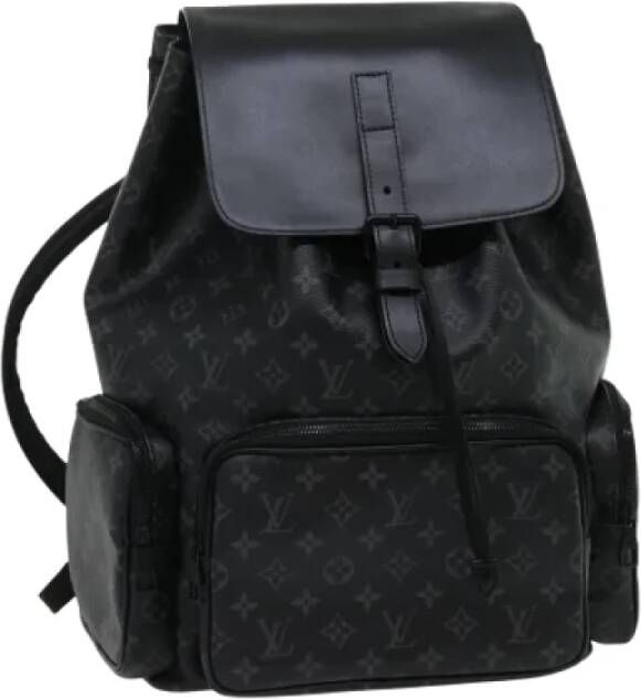 Louis Vuitton Vintage Pre-owned Leather backpacks Zwart Unisex