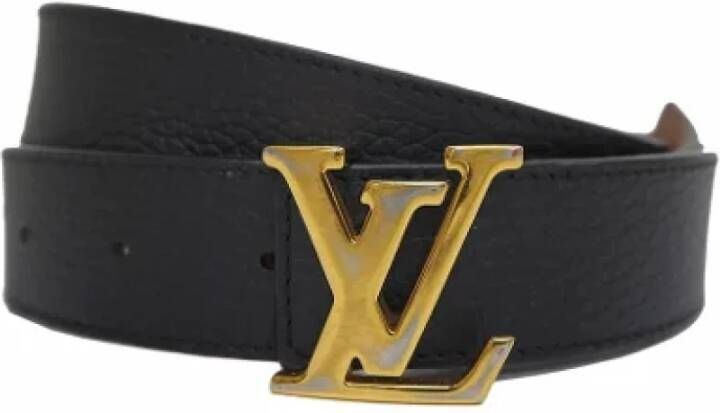 Louis Vuitton Vintage Pre-owned Leather belts Zwart Heren