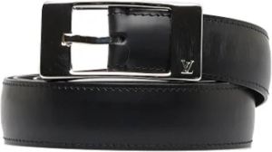 Louis Vuitton Vintage Pre-owned Leather belts Zwart Unisex