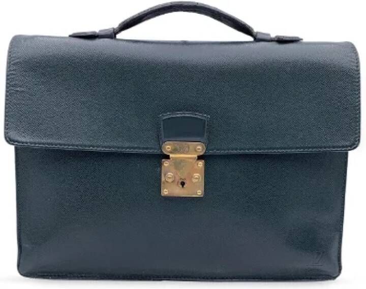 Louis Vuitton Vintage Pre-owned Leather briefcases Groen Dames