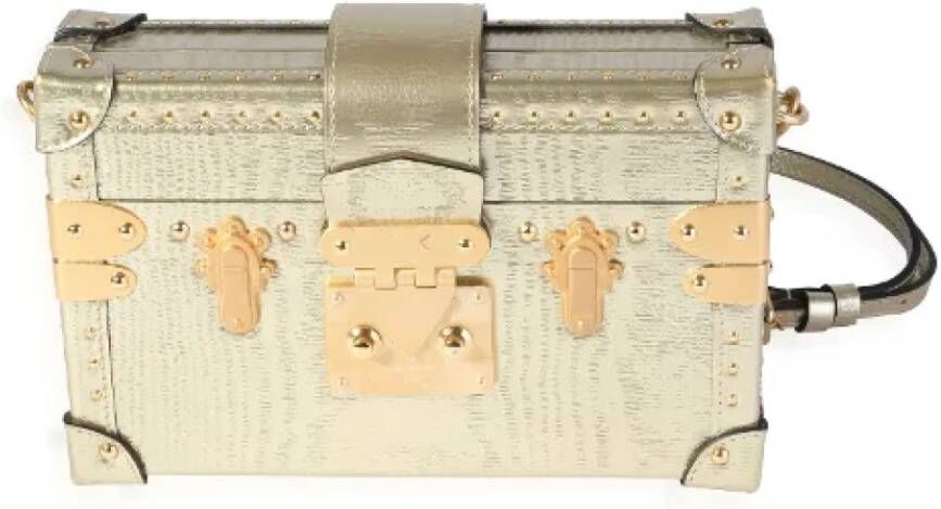 Louis Vuitton Vintage Pre-owned Leather clutches Grijs Dames