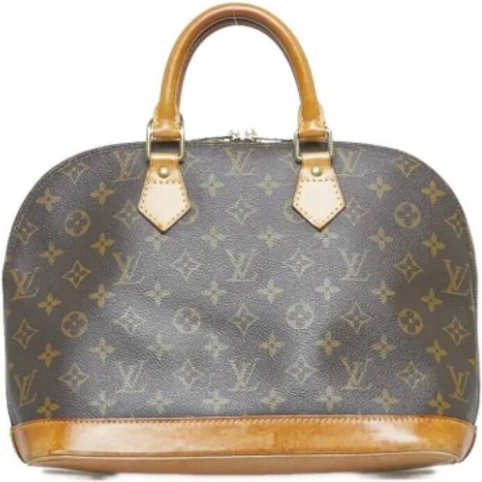 Louis Vuitton Vintage Pre-owned Leather handbags Bruin Dames