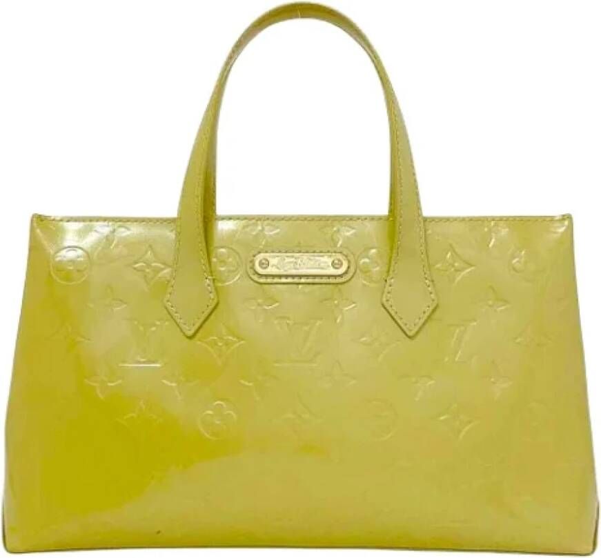 Louis Vuitton Vintage Pre-owned Leather handbags Groen Dames