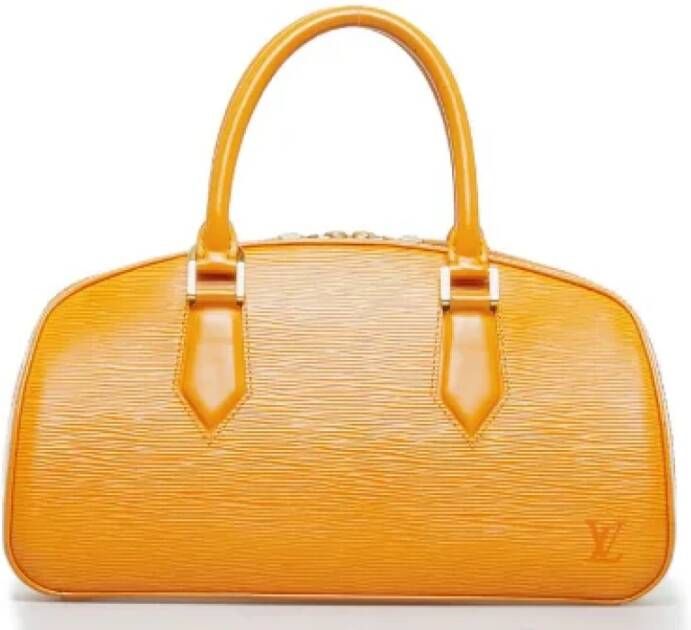 Louis Vuitton Vintage Pre-owned Leather handbags Oranje Dames