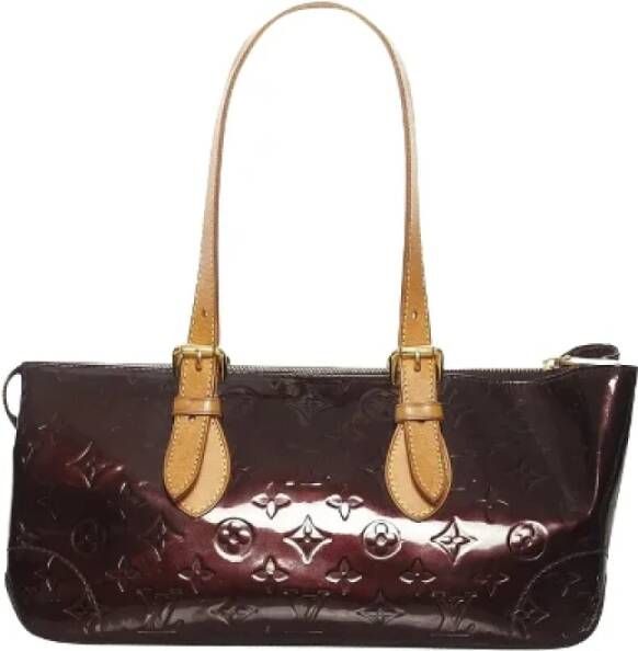 Louis Vuitton Vintage Pre-owned Leather handbags Paars Dames