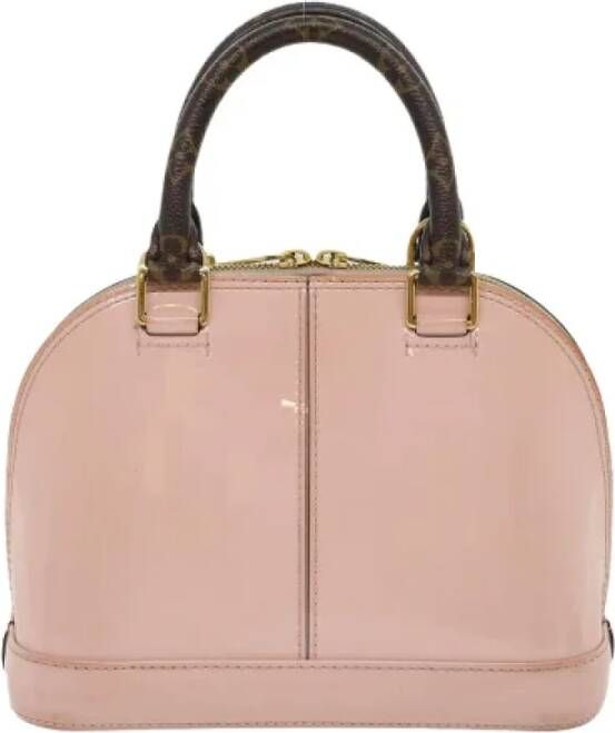 Louis Vuitton Vintage Pre-owned Leather handbags Roze Dames