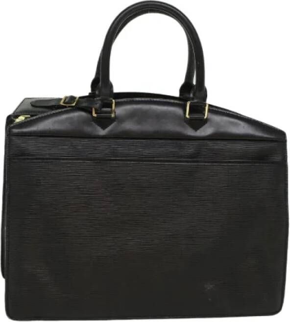 Louis Vuitton Vintage Pre-owned Leather handbags Zwart Dames