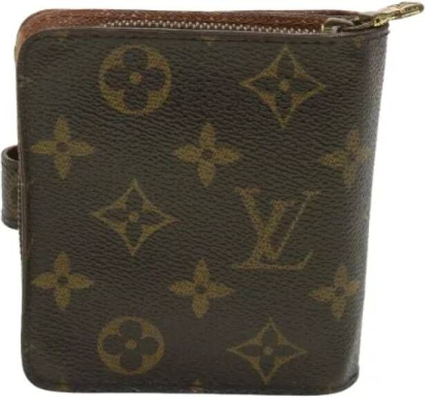 Louis Vuitton Vintage Pre-owned Leather home-office Bruin Heren