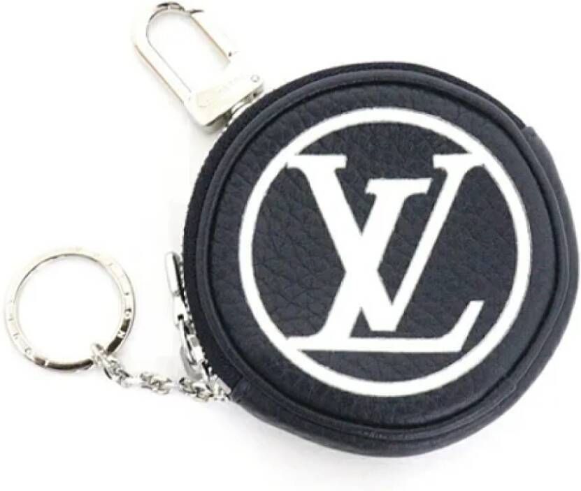 Louis Vuitton Vintage Pre-owned Leather key-holders Blauw Dames