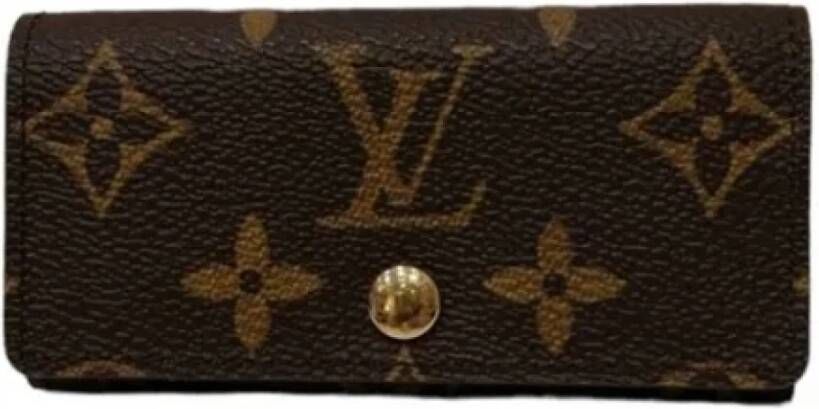 Louis Vuitton Vintage Pre-owned Leather key-holders Bruin Dames