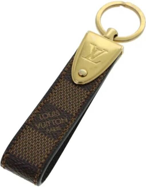 Louis Vuitton Vintage Pre-owned Leather key-holders Bruin Unisex