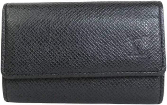 Louis Vuitton Vintage Pre-owned Leather key-holders Zwart Dames