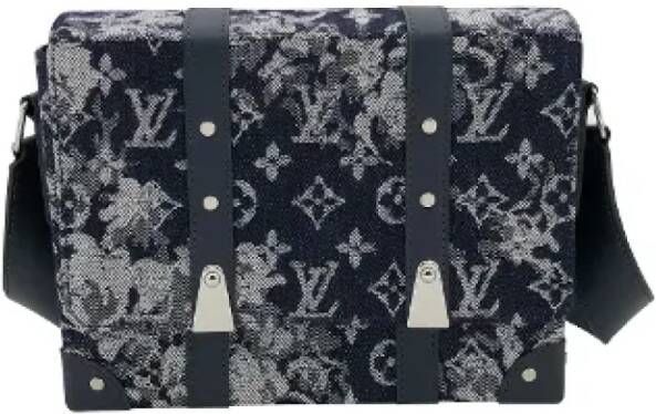 Louis Vuitton Vintage Pre-owned Leather louis-vuitton-bags Blauw Dames