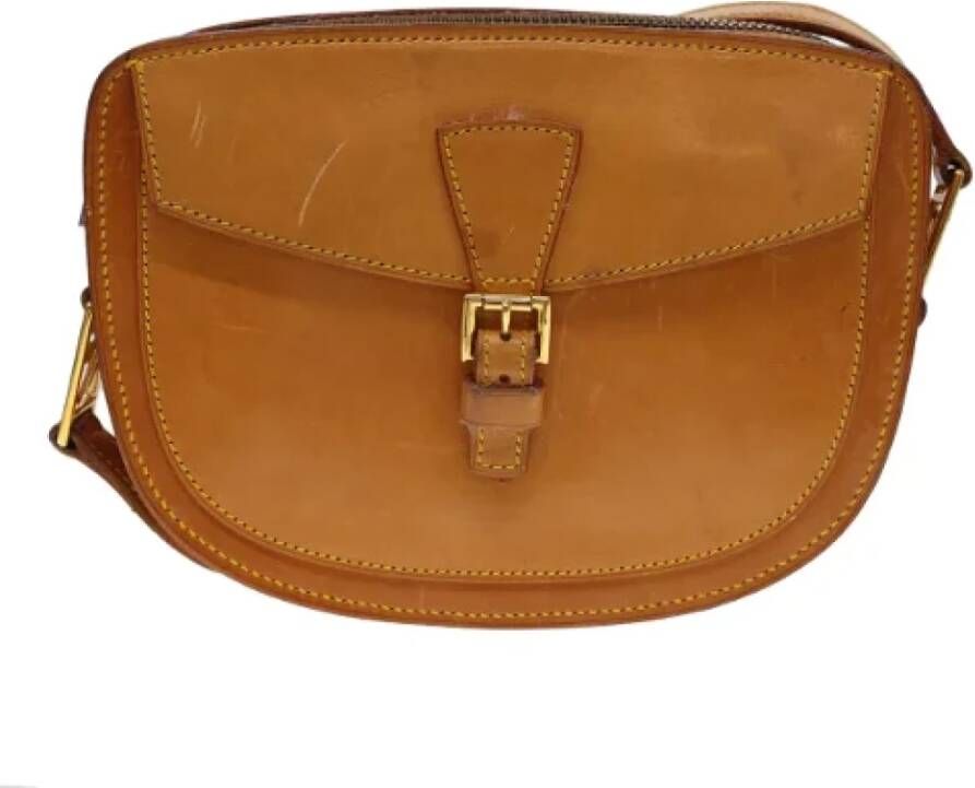 Louis Vuitton Vintage Pre-owned Leather louis-vuitton-bags Bruin Dames