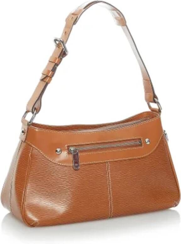 Louis Vuitton Vintage Pre-owned Leather louis-vuitton-bags Bruin Dames