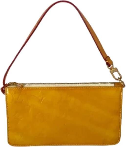Louis Vuitton Vintage Pre-owned Leather louis-vuitton-bags Geel Dames