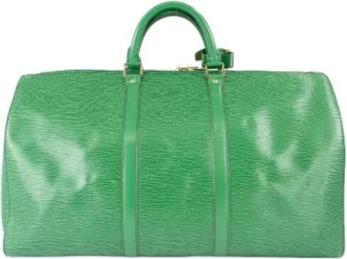 Louis Vuitton Vintage Pre-owned Leather louis-vuitton-bags Groen Dames