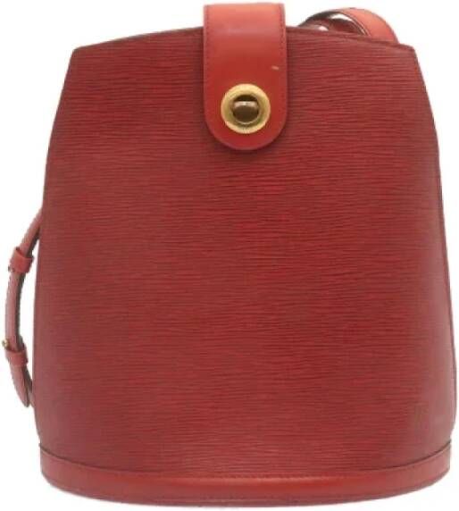Louis Vuitton Vintage Pre-owned Leather louis-vuitton-bags Rood Dames