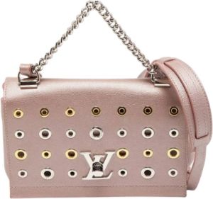 Louis Vuitton Vintage Pre-owned Leather louis-vuitton-bags Roze Dames