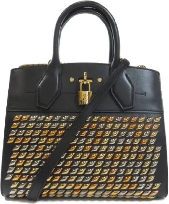 Louis Vuitton Vintage Pre-owned Leather louis-vuitton-bags Zwart Dames