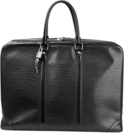 Louis Vuitton Vintage Pre-owned Leather louis-vuitton-bags Zwart Dames