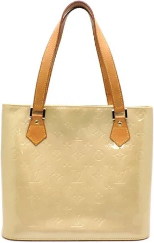 Louis Vuitton Vintage Pre-owned Leather shoppers Geel Dames