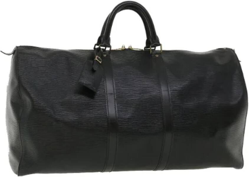 Louis Vuitton Vintage Pre-owned Leather travel-bags Zwart Dames