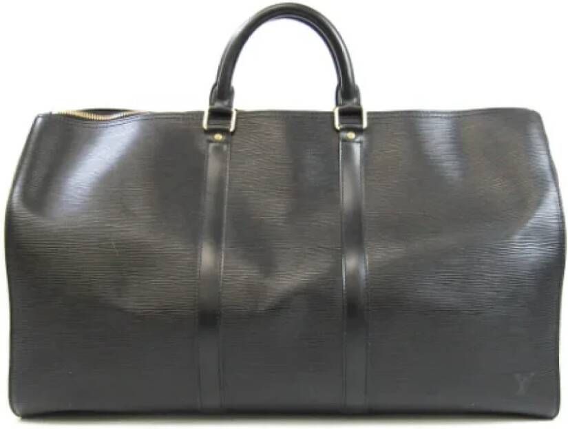 Louis Vuitton Vintage Pre-owned Leather travel-bags Zwart Dames