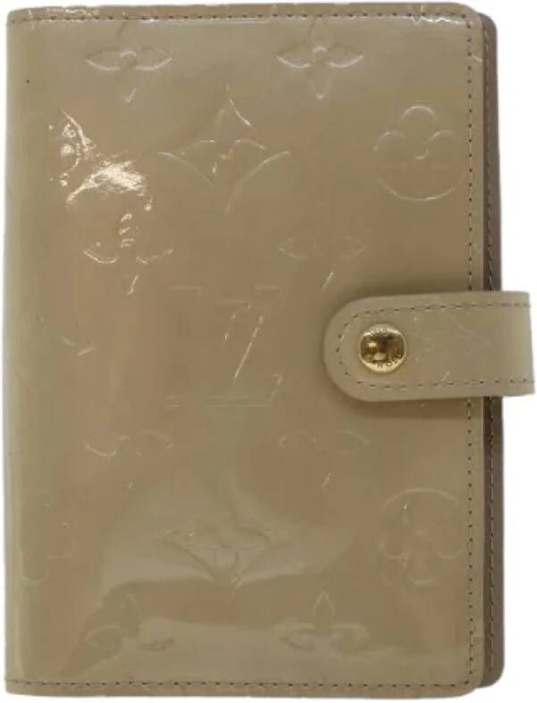 Louis Vuitton Vintage Pre-owned Leather wallets Bruin Dames