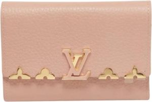 Louis Vuitton Vintage Pre-owned Leather wallets Roze Dames