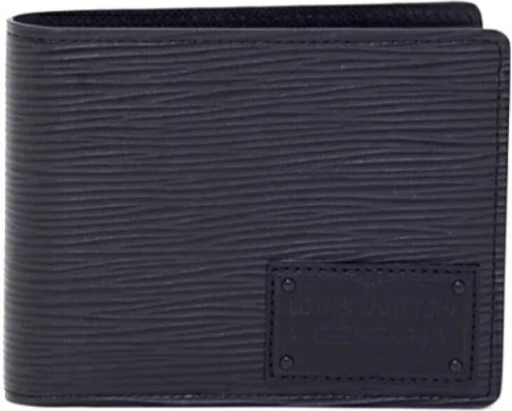 Louis Vuitton Vintage Pre-owned Leather wallets Zwart Heren