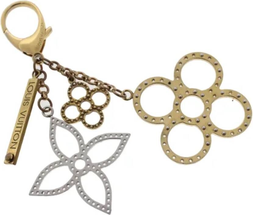 Louis Vuitton Vintage Pre-owned Metal key-holders Geel Dames