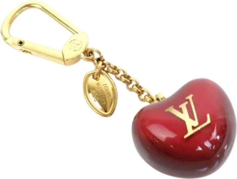 Louis Vuitton Vintage Pre-owned Metal key-holders Rood Dames