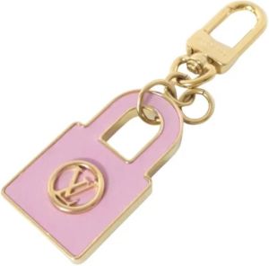 Louis Vuitton Vintage Pre-owned Metal key-holders Roze Dames